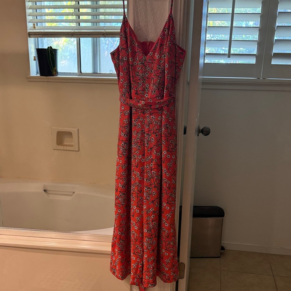 Banana republic floral jumpsuit